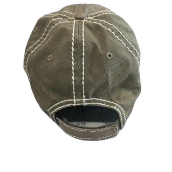 Otto Cap Hat Unisex Adjustable Tan South Point Las Vegas Heavily Distressed - Picture 5 of 10